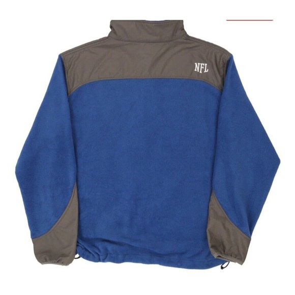 NFL Indianapolis Colts Jacket‎ Mens Size XL Blue Gray Fleece Full Zip - Picture 2 of 8